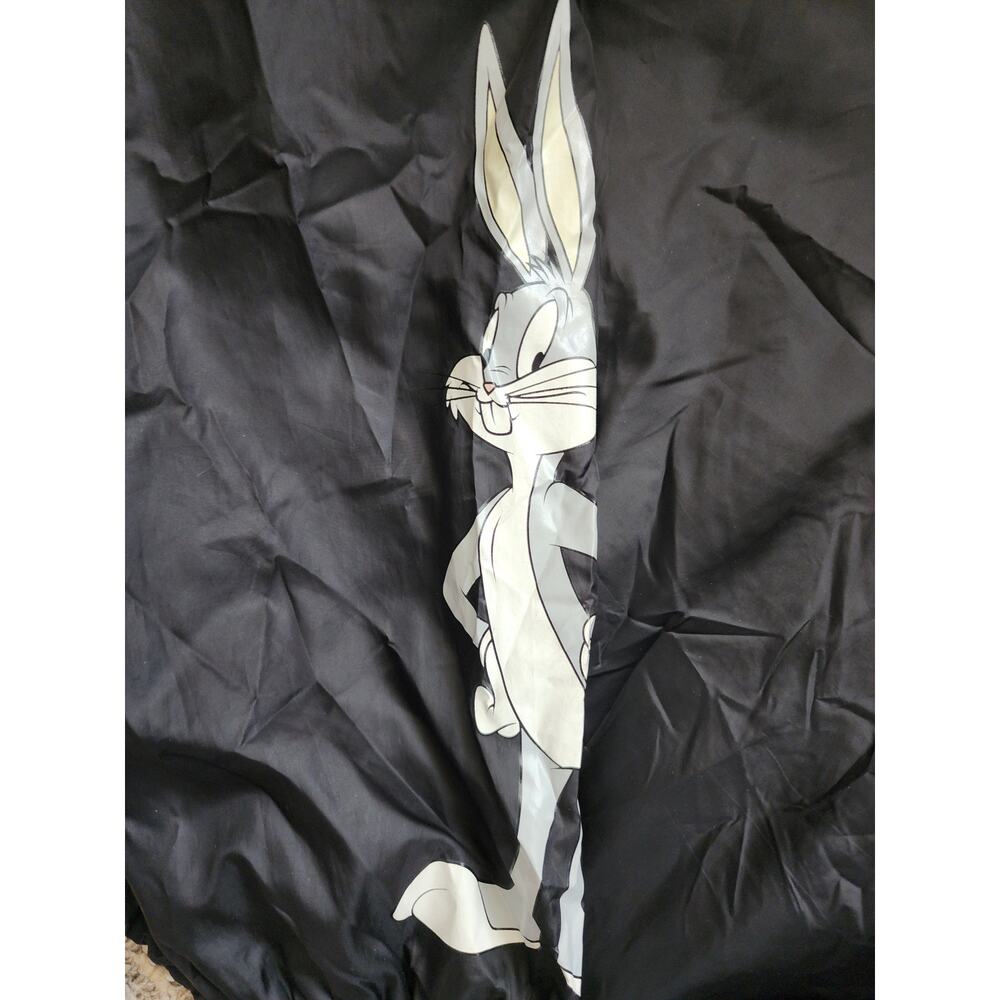 Looney Tunes Large 1/4 Zip Lighweight Pullover W/ Adjustable Waist Cartoons Y2K - Picture 3 of 7